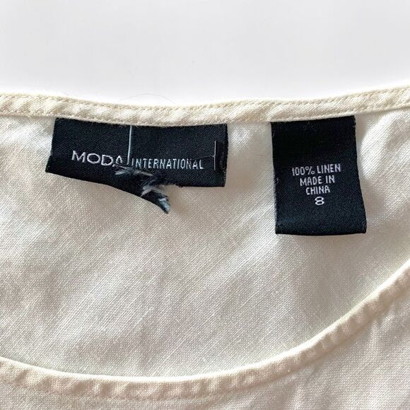 Vintage 90’s Moda International Linen Maxi Dress - Picture 9 of 9